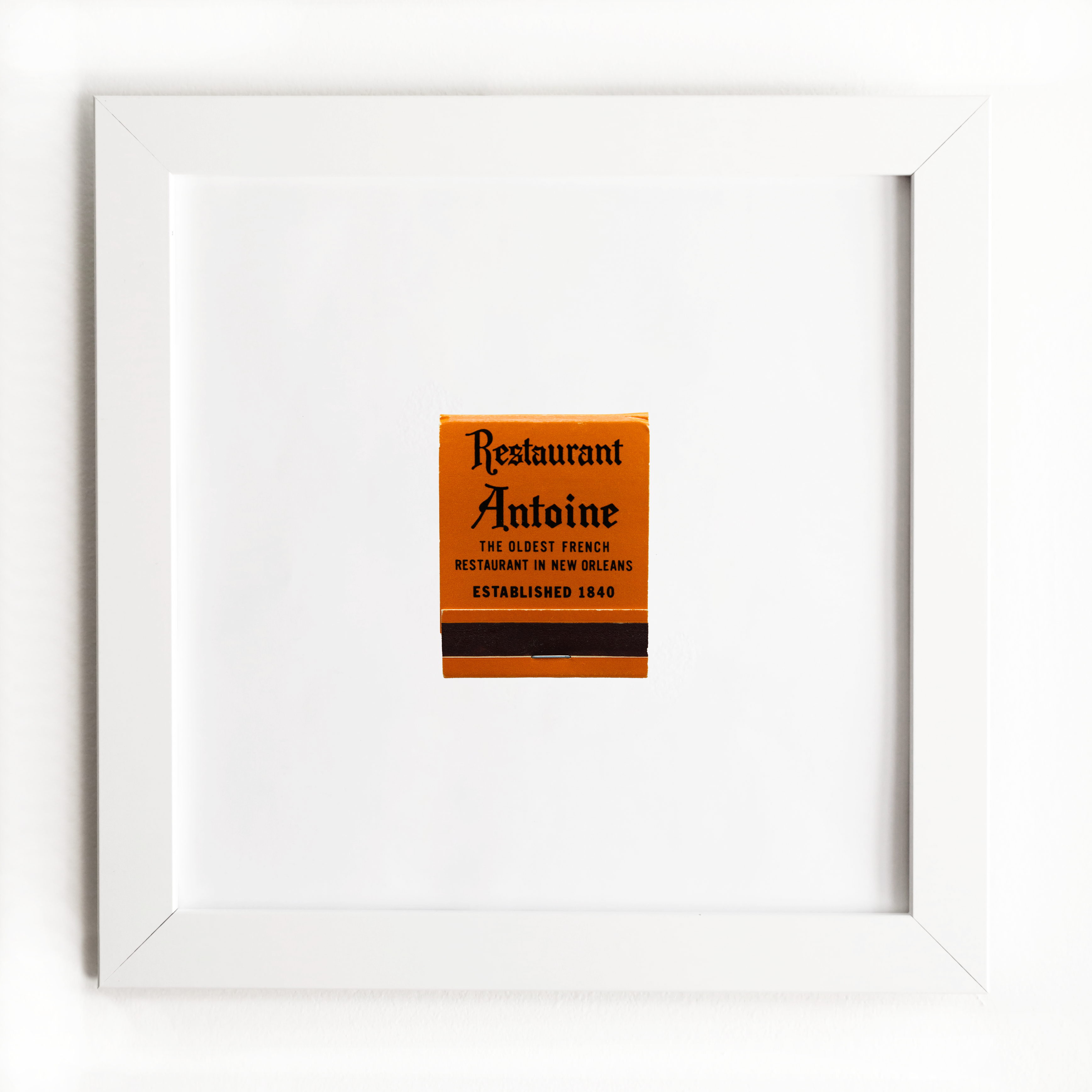 Antoine's New Orleans (Front) - Framed Print Matchbook - Gift Antoine's New Orleans (Front) - Framed Print Matchbook - Gift