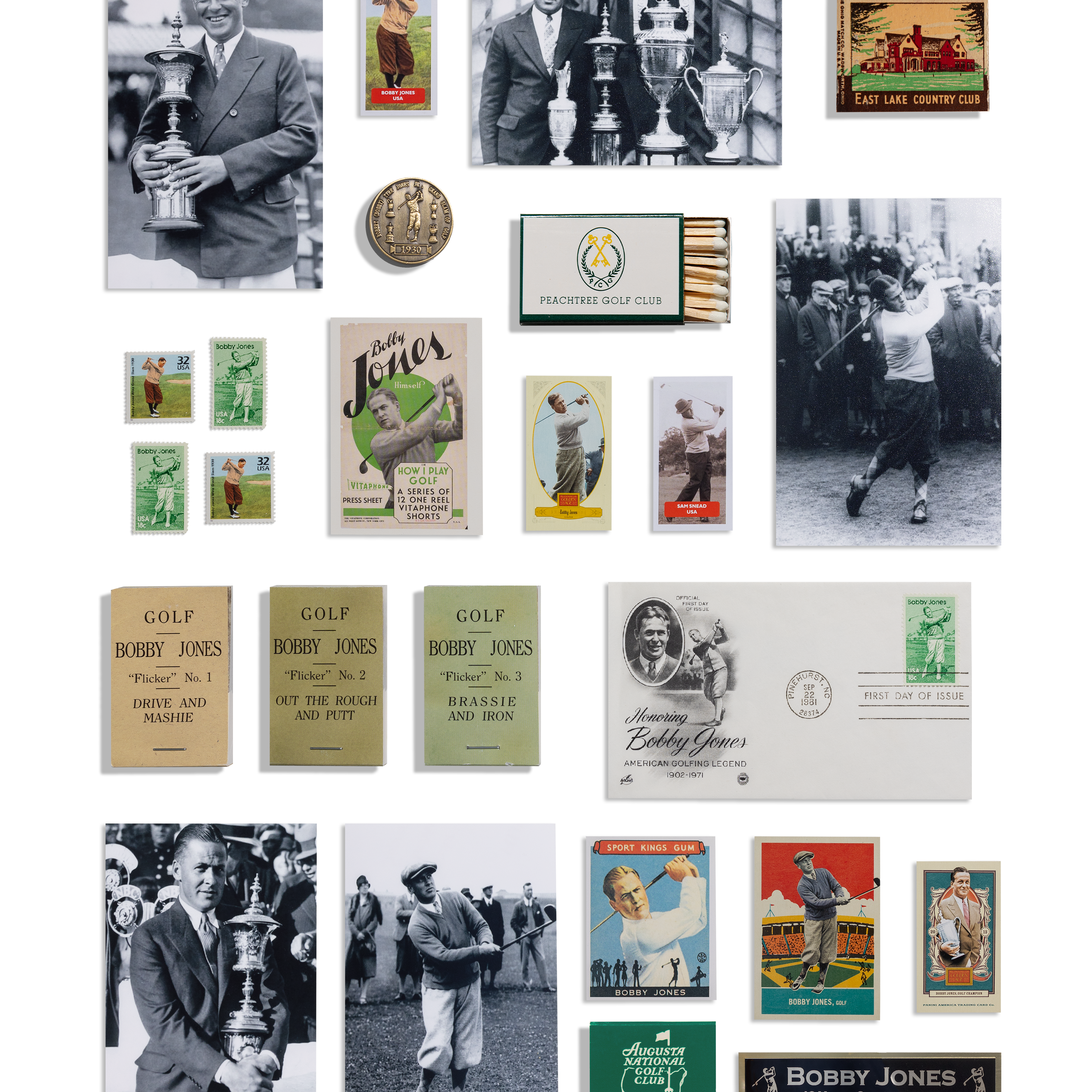 Bobby Jones Collage Poster