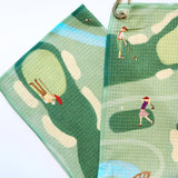Golf Scene Towel | Match South x Claire Nilan