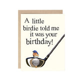 Greeting Card: A little birdie