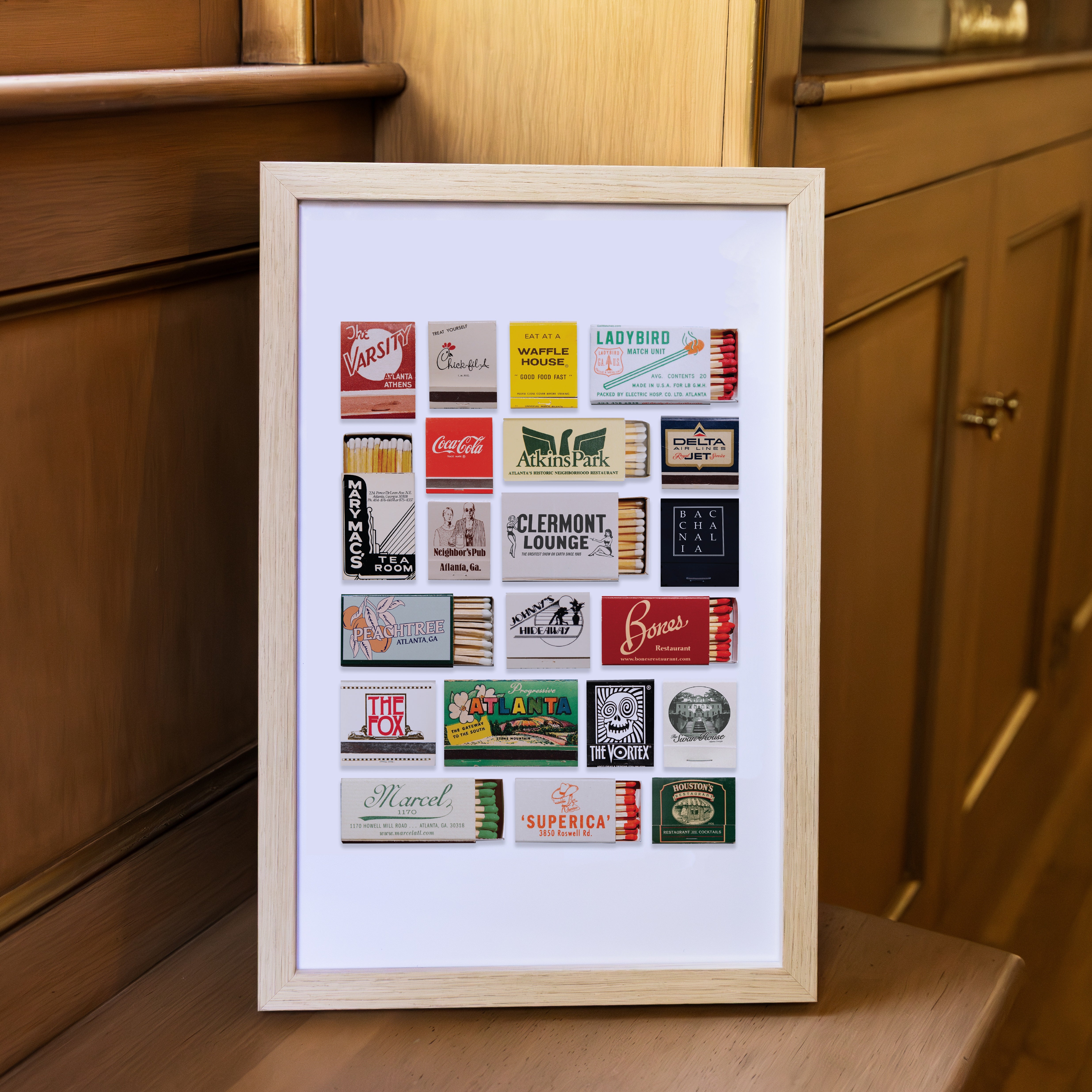 Atlanta Collage Poster