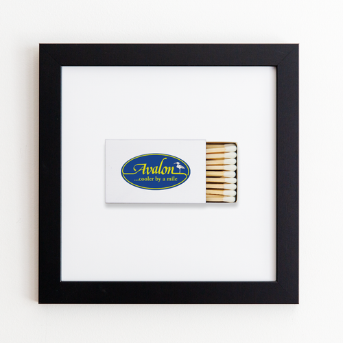 Avalon New Jersey Framed Print Matchbook Gift MatchSouth