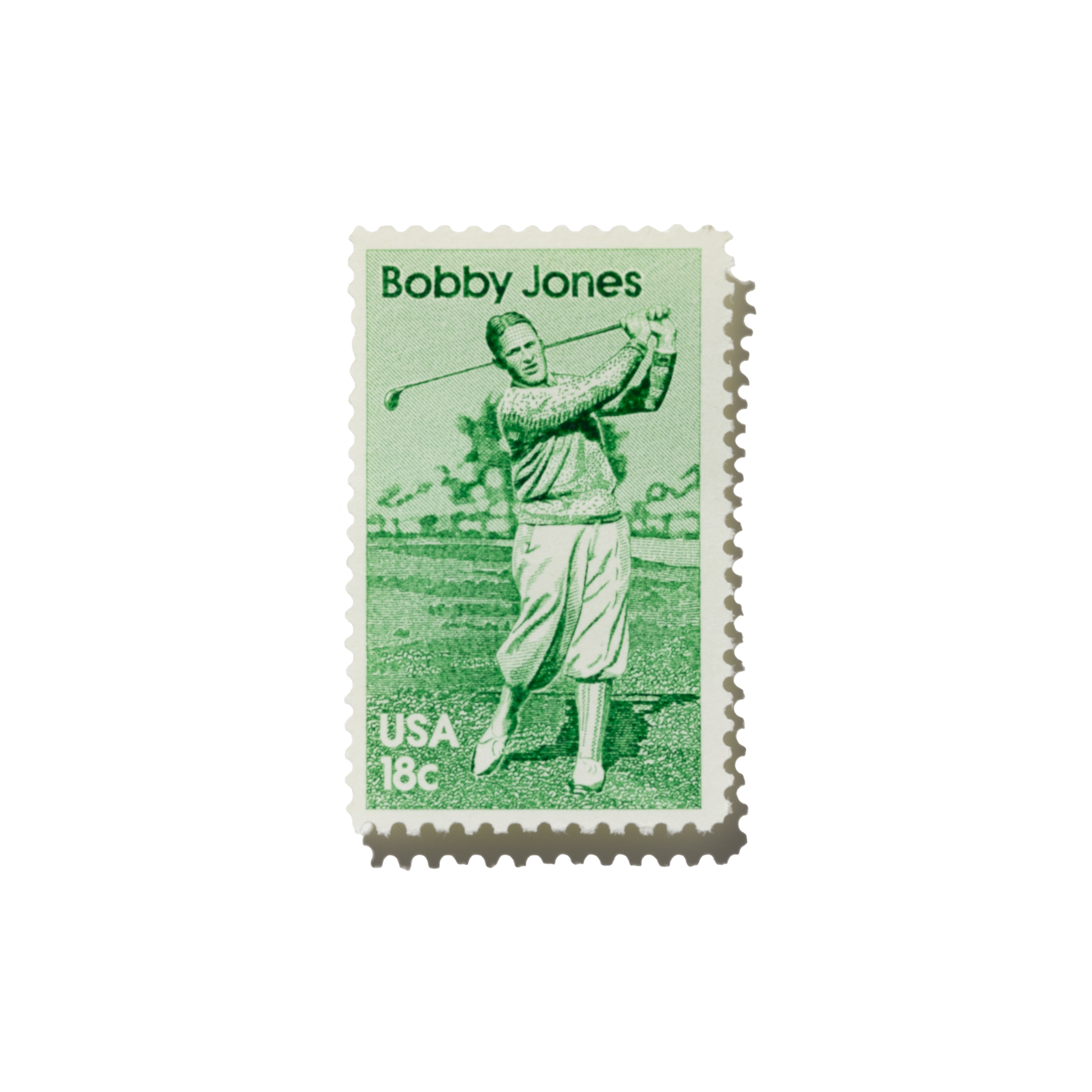 Bobby Jones Stamp (Green)