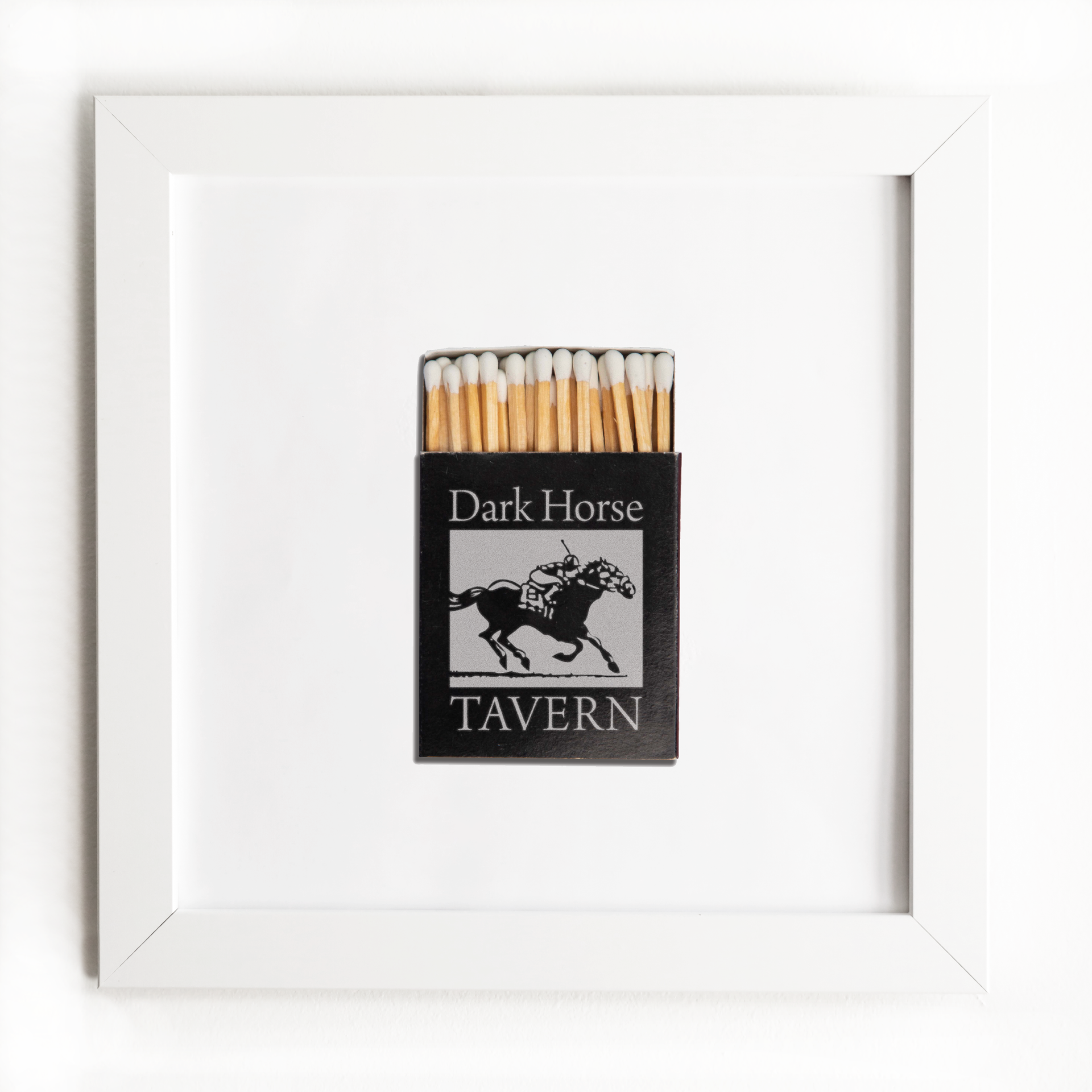 Dark Horse Tavern - Framed Print Matchbook - Gift - Match South