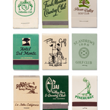 Golf Matchbook Poster