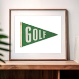 Golf Poster Wall Decor Art Print Golf Flag Poster