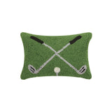 Cross Golf Clubs Hook Pillow