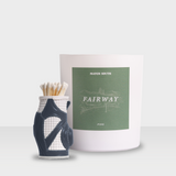 Fairway Candle and Navy Blue Golf Bag Matchstick Striker Bundle