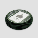 Luxe Round Single Card Deck with Golf Ball Engraving