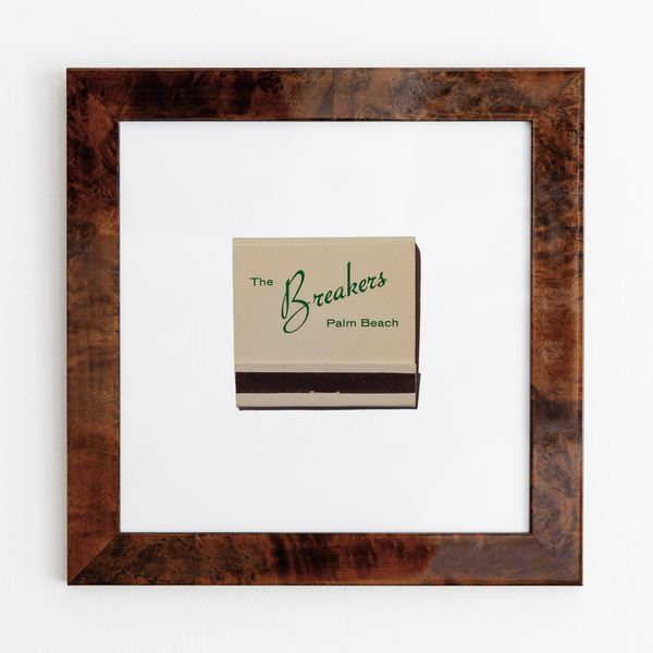 The Breakers Palm Beach - Framed Print Matchbook - Gift - Match
